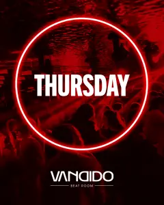 Flyer for Jueves VANDIDO at Vandido (Madrid), Thursday 22 October 2026