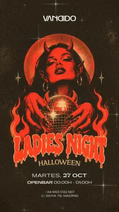 Flyer for Martes VANDIDO at Vandido (Madrid), Tuesday 27 October 2026