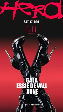 Flyer de HERA x FITZ en Fitz Madrid (Madrid), sábado 17 de octubre de 2026