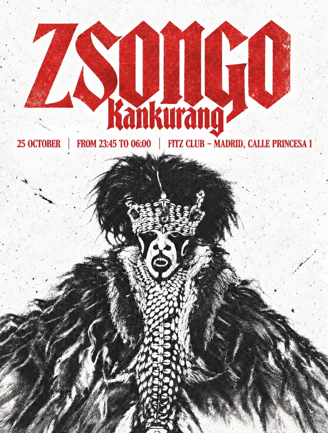 Flyer de ZSONGO x FITZ en Fitz Madrid (Madrid), domingo 25 de octubre de 2026