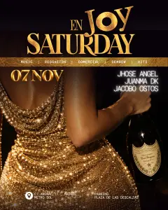 Flyer for SABADO JOY ESLAVA at Joy Eslava (Madrid), Saturday 7 November 2026