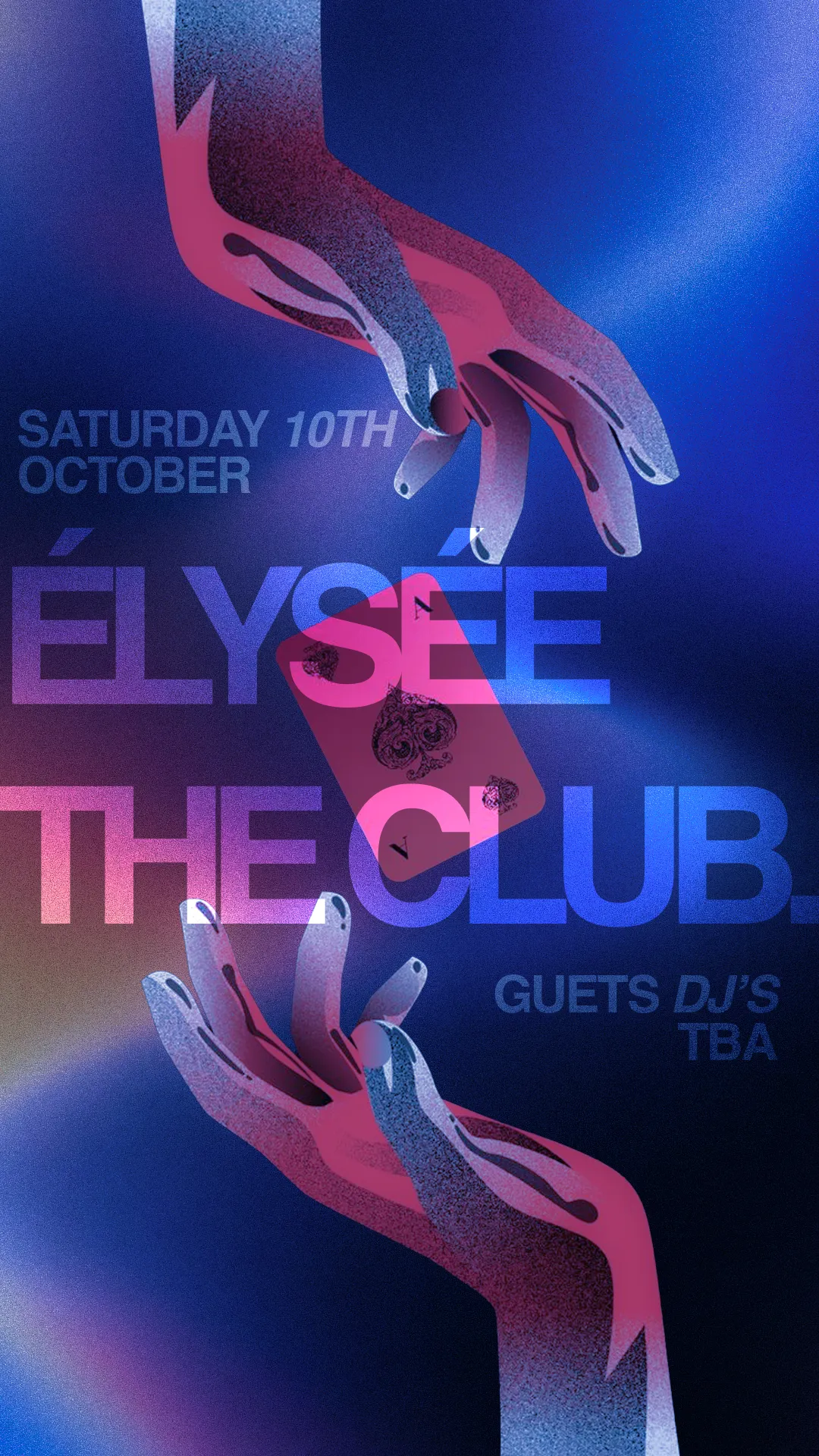 Flyer for CHAMÁN - ÉLYSEÉ at Chamán (Madrid), Saturday 10 October 2026