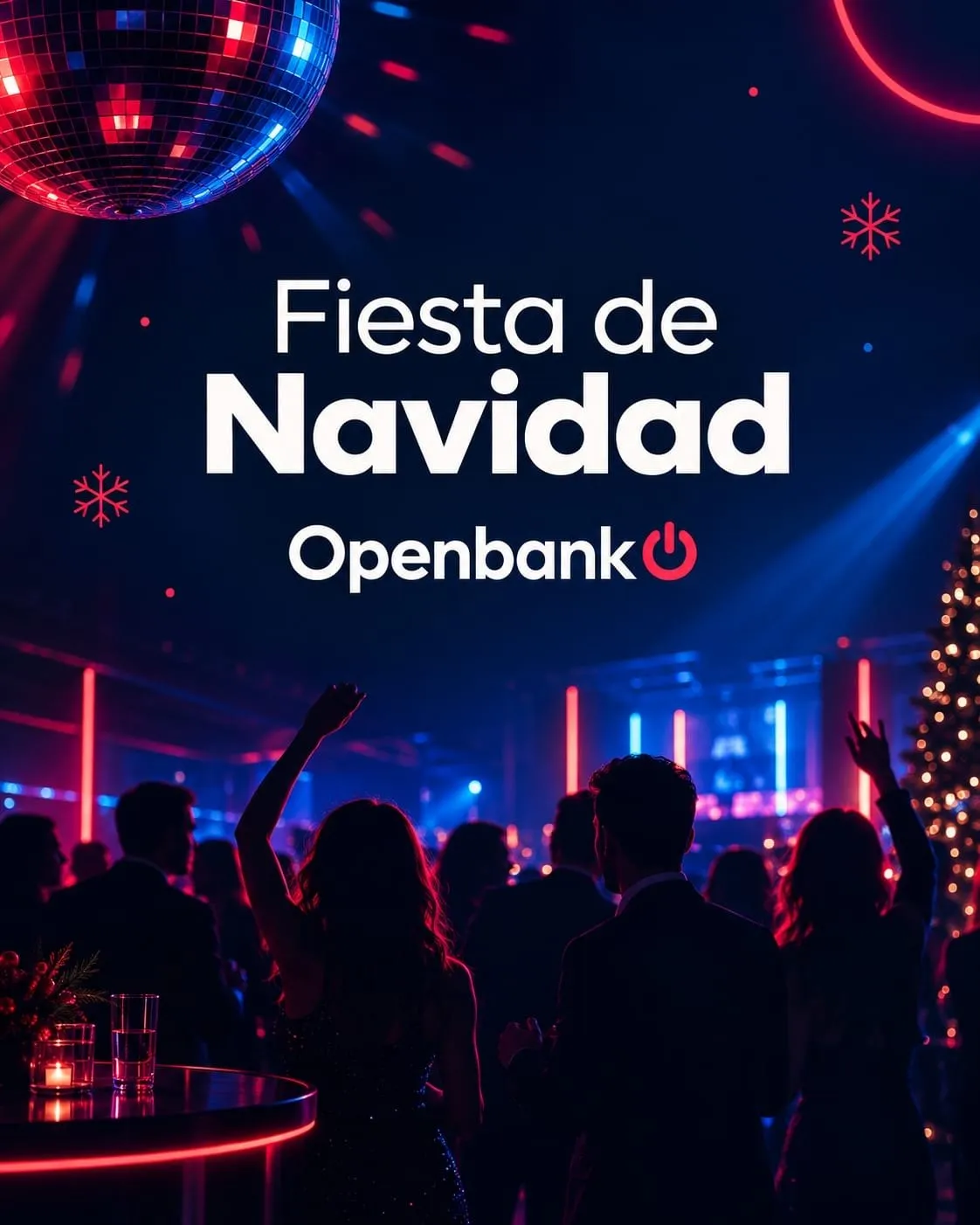 Flyer for Fiesta de Navidad Openbank 🎄 at Etnia (Madrid), Thursday 17 December 2026
