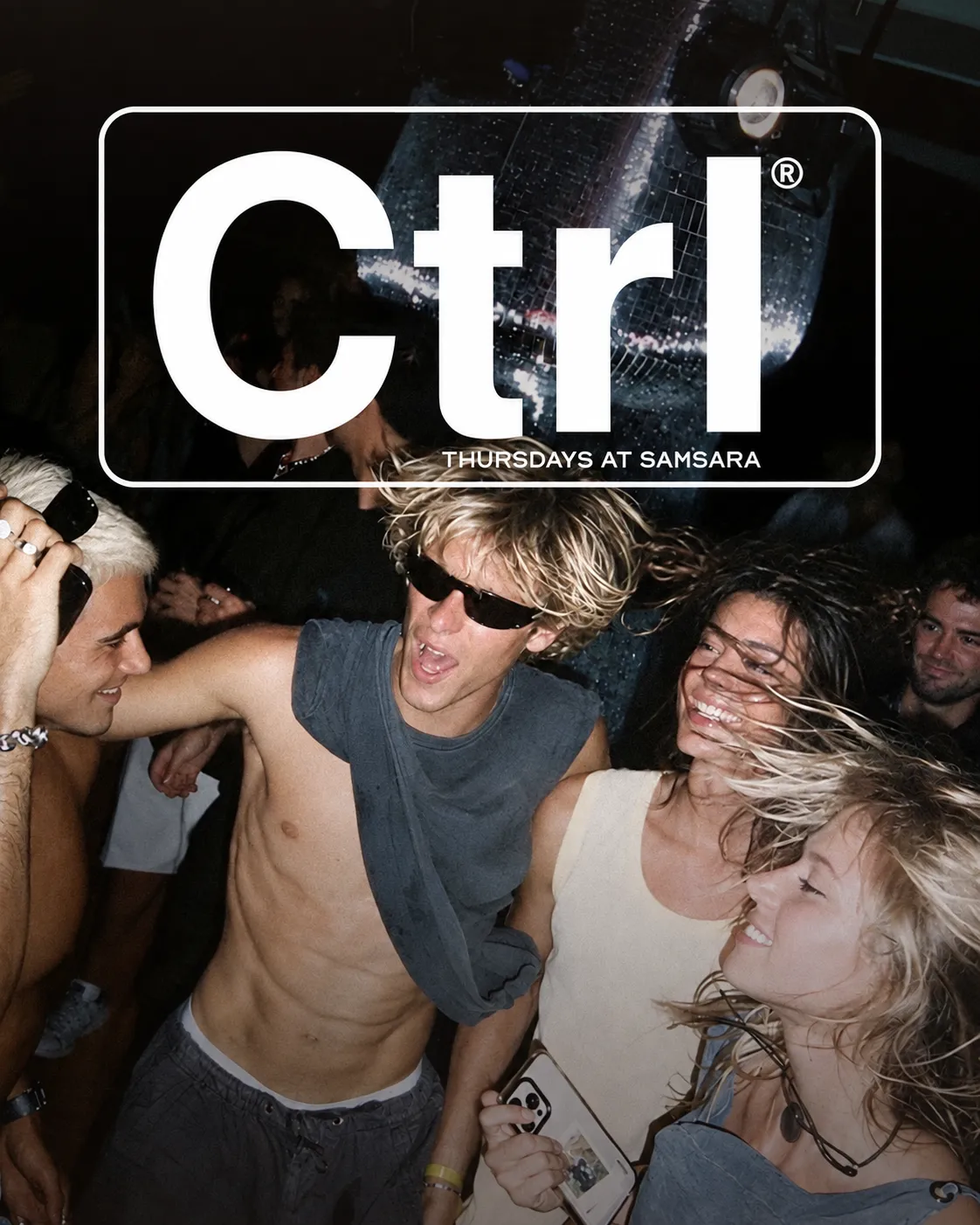 Flyer for CTRL_ PARTY BARRA LIBRE at Samsara (Madrid), Thursday 5 November 2026