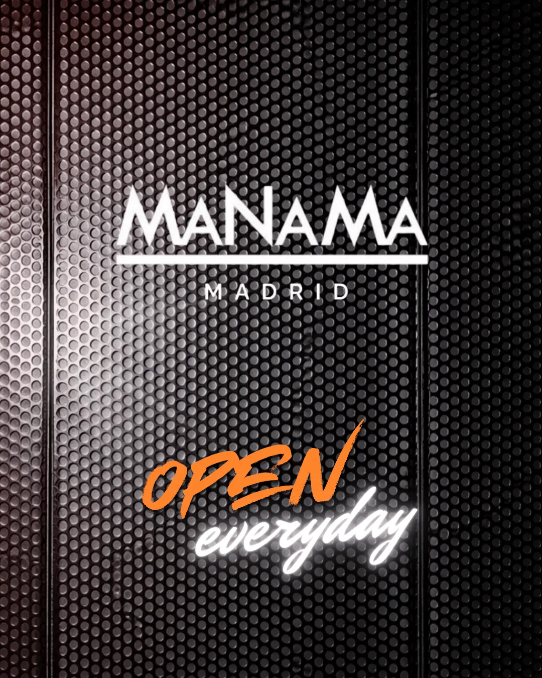 Flyer de LUNES en Manama Disco (Madrid), lunes 5 de octubre de 2026