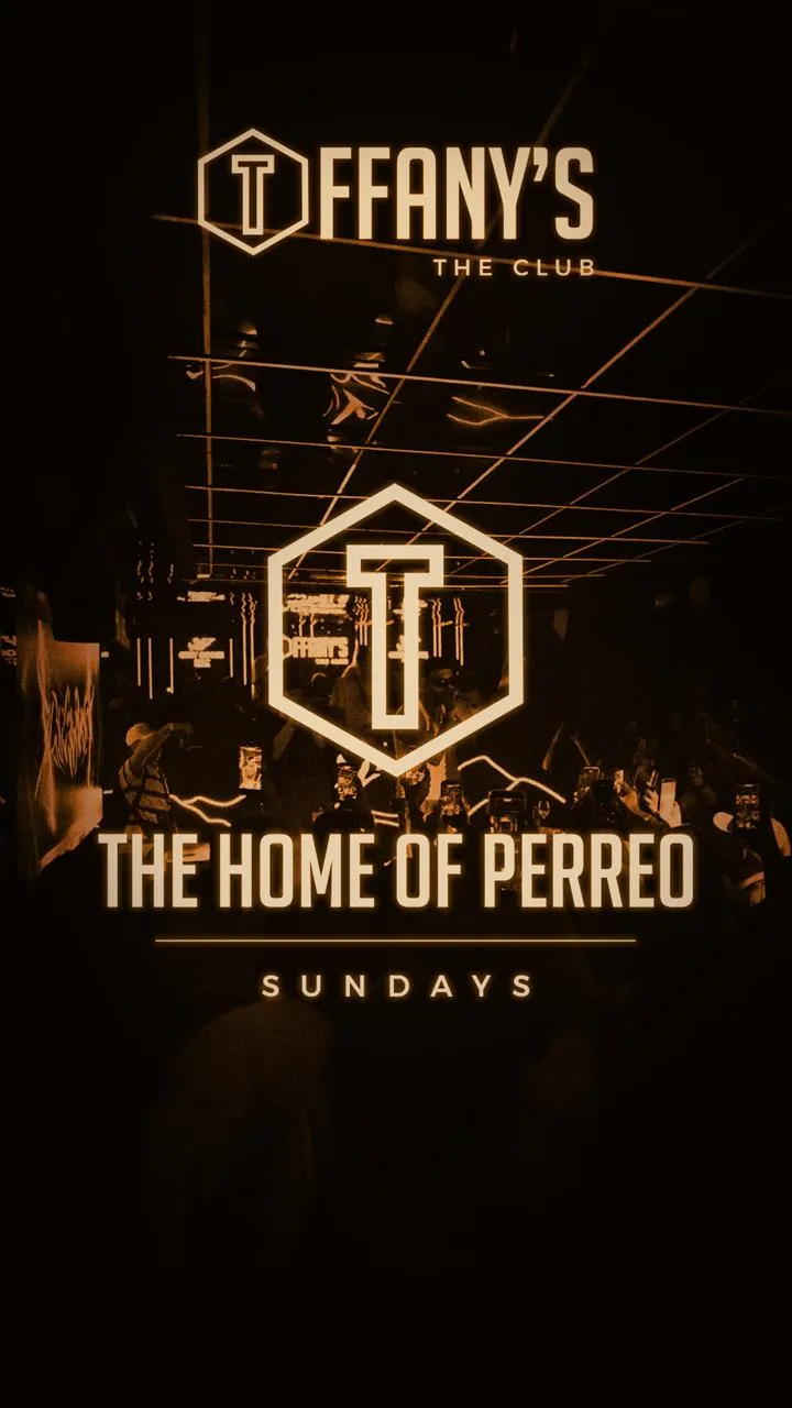 Flyer for THE HOME OF PERREO at Tiffany's at Tiffany's The Club (Madrid), Sunday 27 December 2026