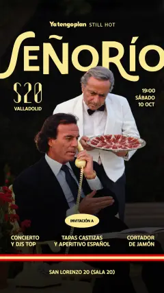 Flyer de Valladolid Sala20 x Yatengoplan (Hispanidad) en Yatengoplan (Madrid), sábado 10 de octubre de 2026
