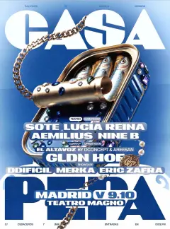 Flyer for Casa Pepa at Teatro Magno (Madrid), Friday 9 October 2026