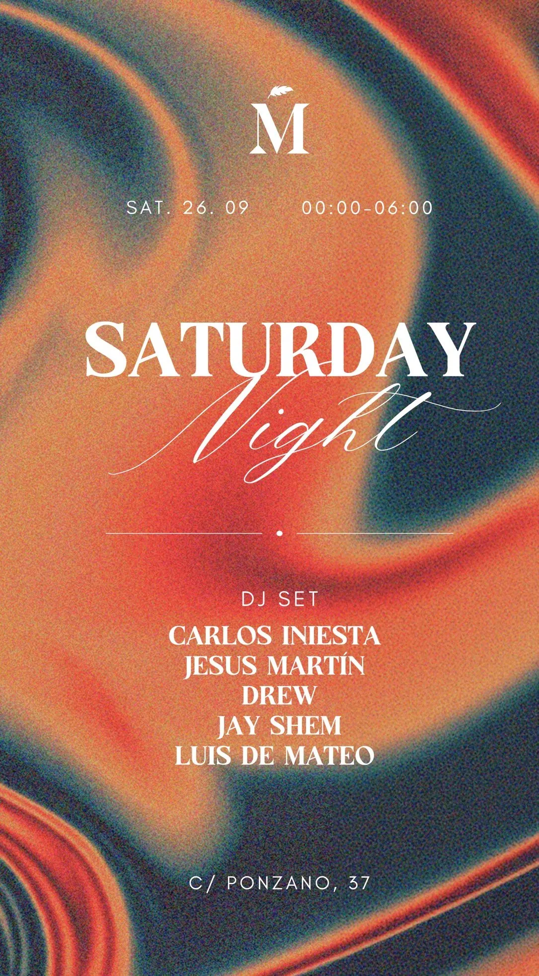 Flyer for MARABU SABADO NOCHE at Marabú (Madrid), Saturday 17 October 2026