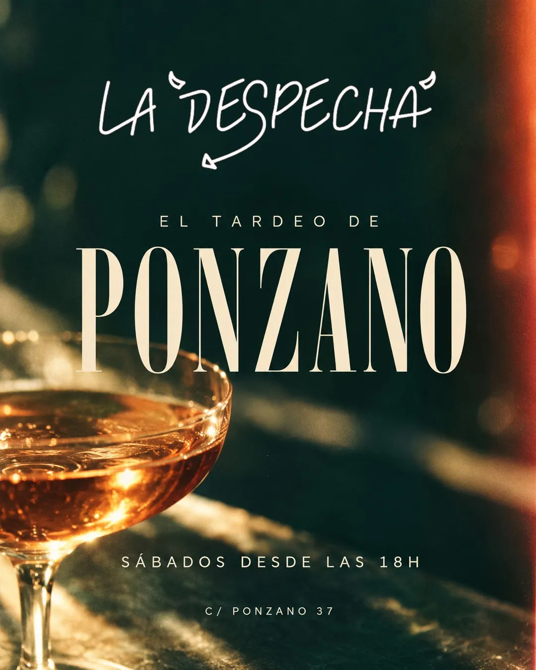 Flyer for LA DESPECHÁ - TARDEO MARABÚ SABADO at Marabú (Madrid), Saturday 7 November 2026