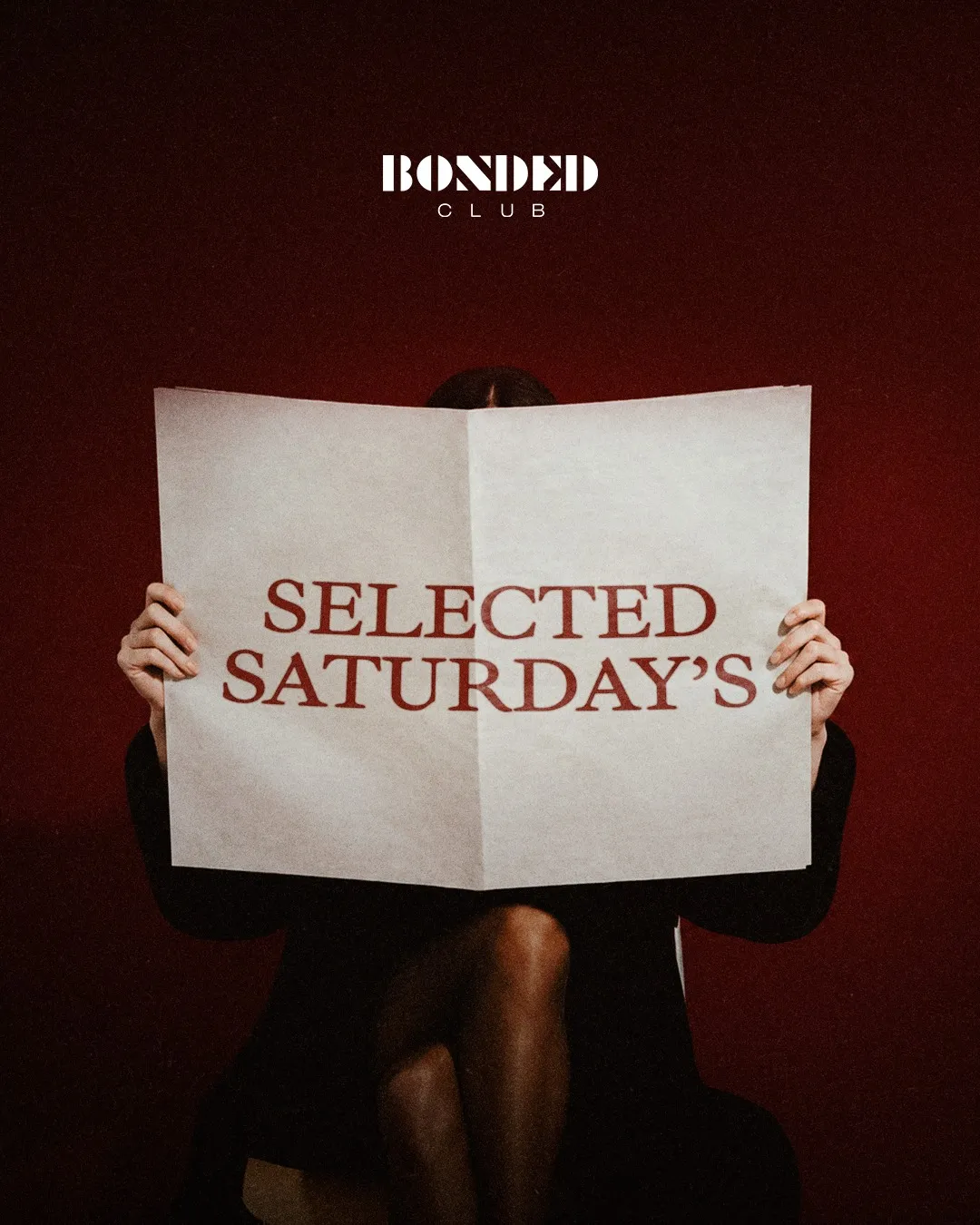 Flyer de Sábado BONDED CLUB en Bonded Club (Madrid), sábado 12 de diciembre de 2026