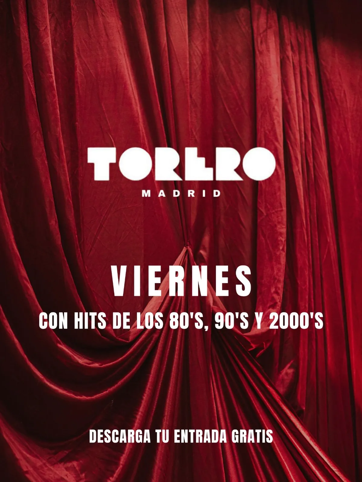 Flyer de TORERO DISCO en Torero (Madrid), viernes 23 de octubre de 2026