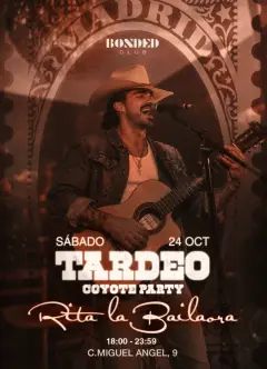 Flyer de SABADO TARDEO - RITA LA BAILAORA en Rita La Bailaora (Madrid), sábado 24 de octubre de 2026